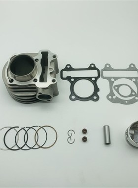 供应摩托车配件小公主100套缸WH100T-H GCC喜悦100套缸活塞环组合