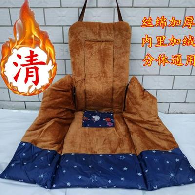 电动车挡风被冬季电瓶车加大加厚保暖绒电动摩托车防水分体挡风罩