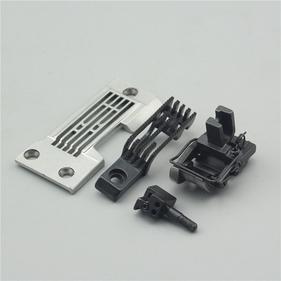 工业缝纫机配件兄弟B927双针曲臂式埋夹车针位双S针板牙齿压脚针