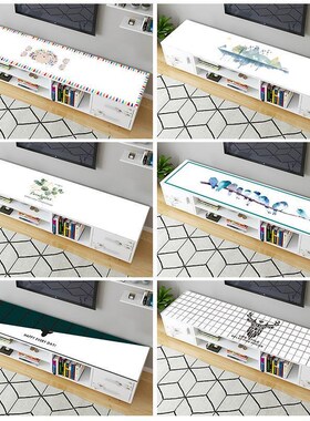 电视柜桌布长方形桌垫pvsc防水软玻璃塑料客厅北欧ins网红茶几桌