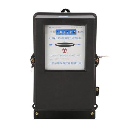 甄选机械电表DT862-4三相四线电能表 380V互感器有功转盘电度表