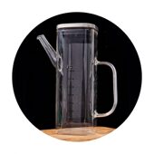 甄选方玻璃油 源头 厨房家用硼硅玻璃油不挂油油酱油醋