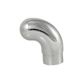 甄选304不锈钢楼梯扶手圆管弯头精铸接头连接配件弯头可