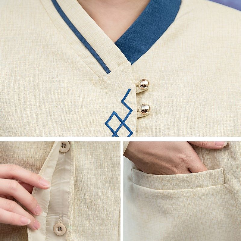 新款保洁阿姨餐饮宾馆保洁服物业小区长袖女工作服秋冬装定制logo
