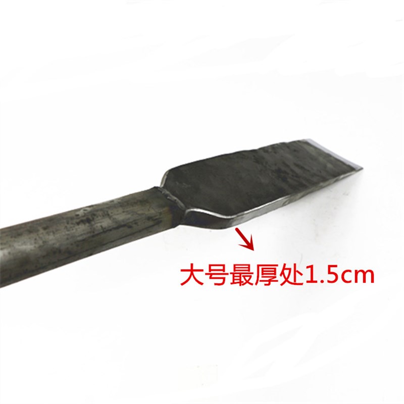 弹簧钢制造带柄铁铲锹农业农用挖土挖大树工具移苗器锻打铁锹