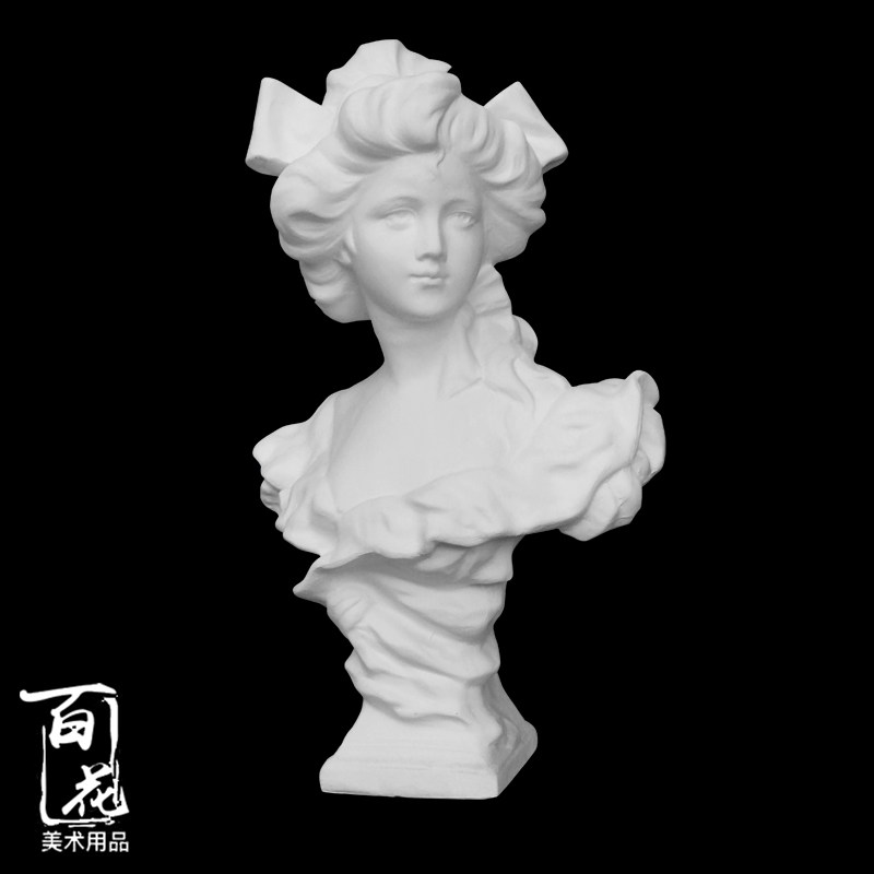 西洋少女石膏雕塑美术绘画摆件素描静物家具装饰摄影背景装饰