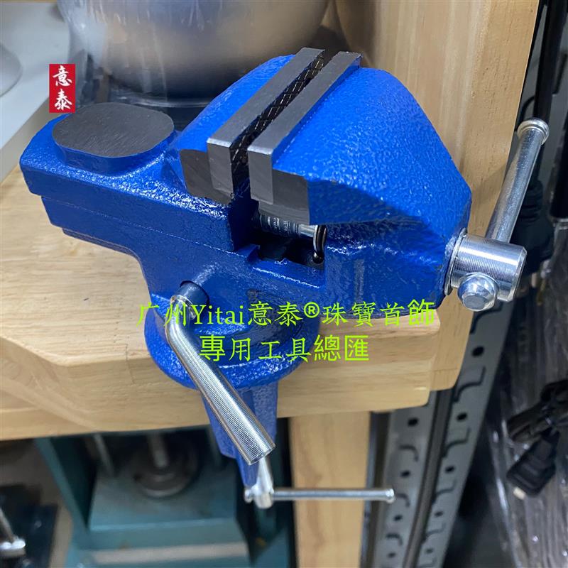 小台钳迷你桌虎i钳小型DIY多功能木工夹具工作台夹钳台虎钳平口钳