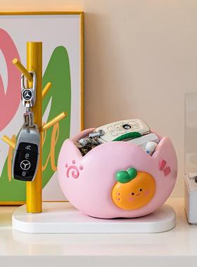 玄关钥匙收纳摆件入户门口客厅家居桌面轻奢装饰品送搬家乔迁礼物