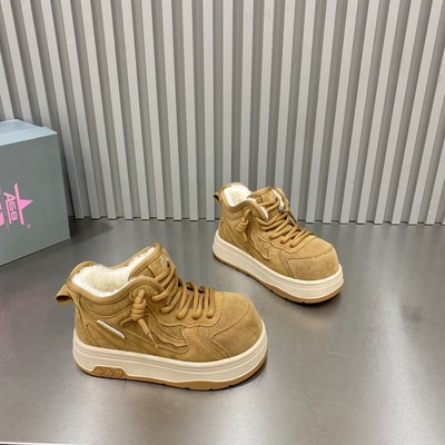 韩系休闲云朵雪地靴女2025冬季