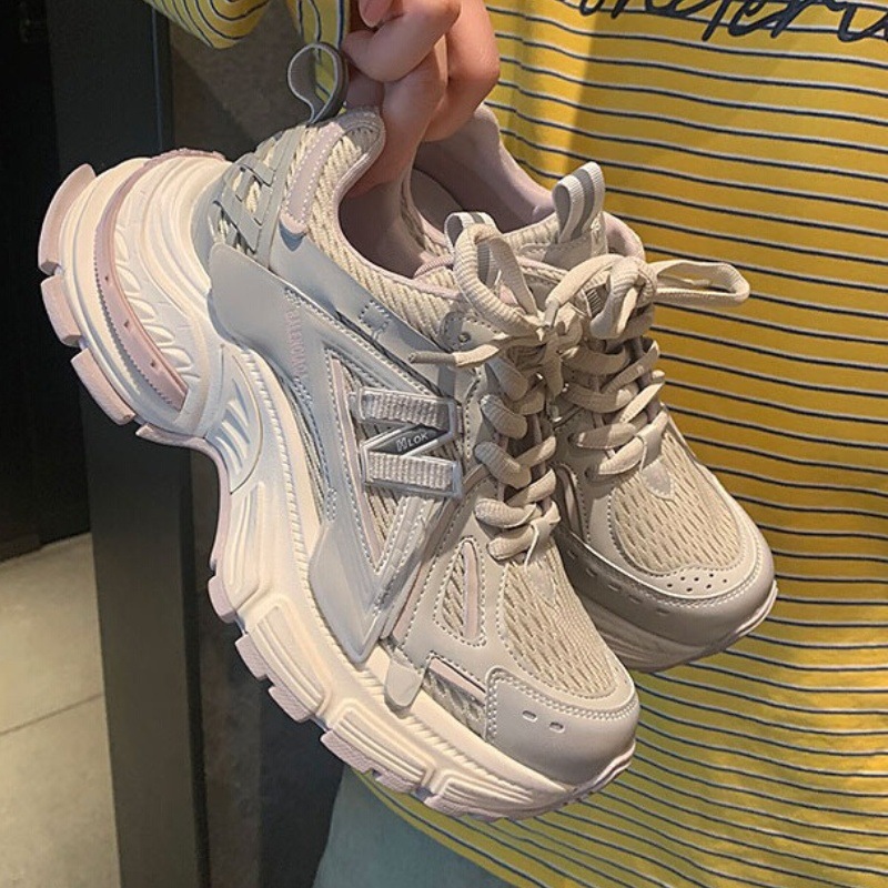 厚底老爹鞋女2025春季新款百搭