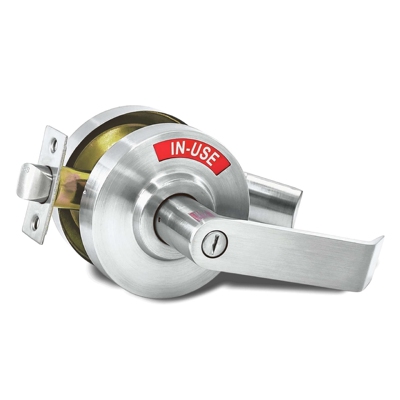 砂铬雅黑房门浴室美式商用ANSI二级指示牌执手锁 Indicator Lock