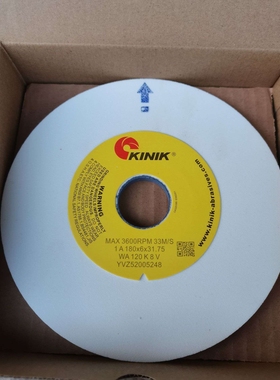 帝研砂轮铬刚玉红色砂轮大气孔砂轮PA46K 400*50*203, 1片起