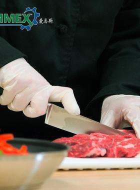 爱马斯一次性乳胶手套TLFC无粉酒店实验室电子洁净餐饮高弹力美容