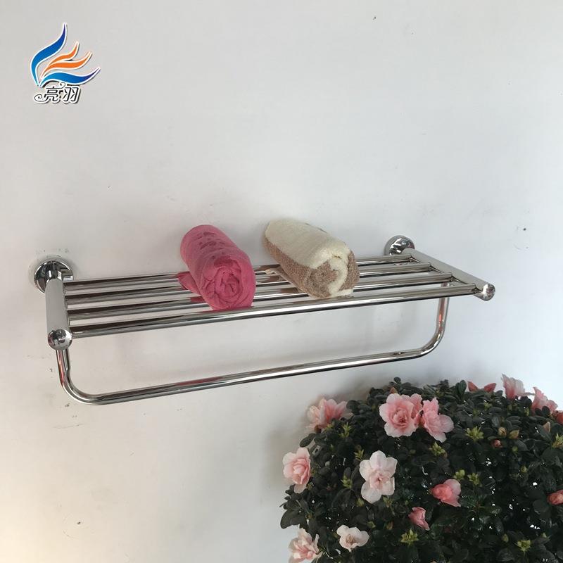 SUS304不锈钢8808浴巾架毛巾架 浴室挂件置物架 卫生间双层毛巾架