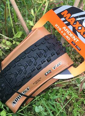 玛吉斯MAXXIS ARDENT 27.5 29*2.25 2.4 山地车黄边真空折叠外胎