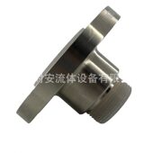 甄选衬氟法兰转外丝接头 PFA四氟转外牙螺纹 不锈钢法兰内衬PTFE