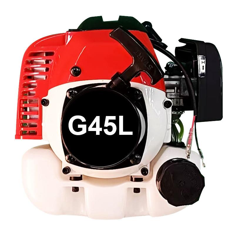 G45汽油机G45L侧排立轴地钻船外机割草机动力小型通用发动机动力