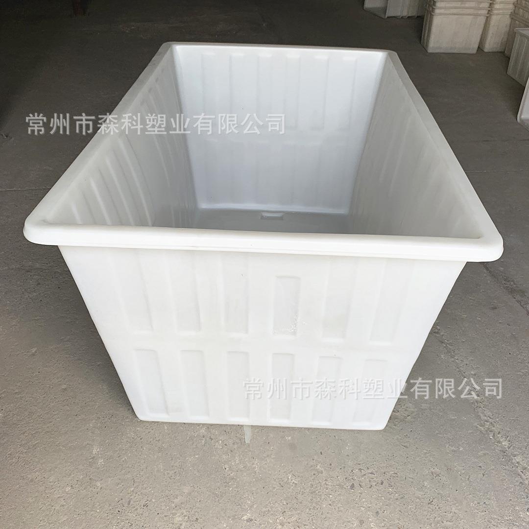 1800l塑料方箱推布车纺织印染布车桶牛筋方桶推车水产鱼苗方箱