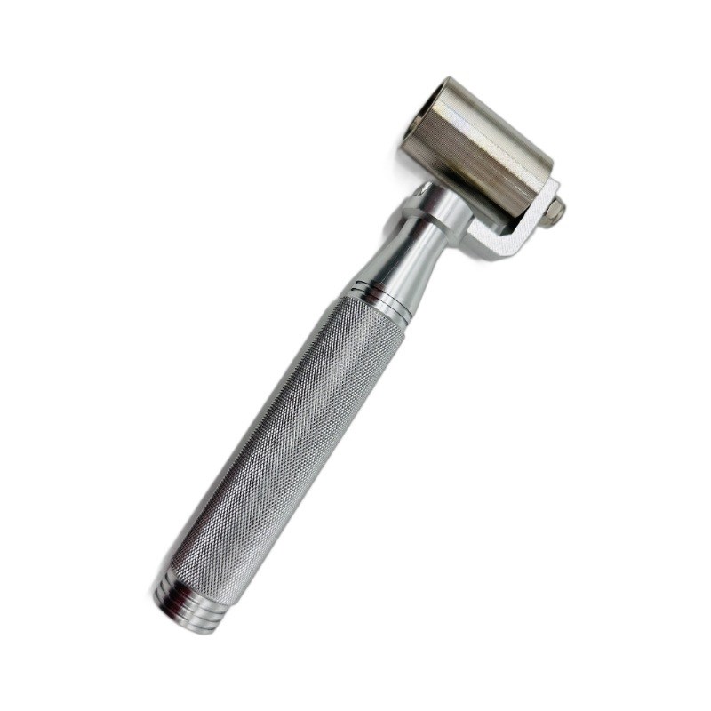 4厘米不锈钢压轮墙纸工具t不锈钢压轮钛镁铝合金手柄接缝平压滚轮