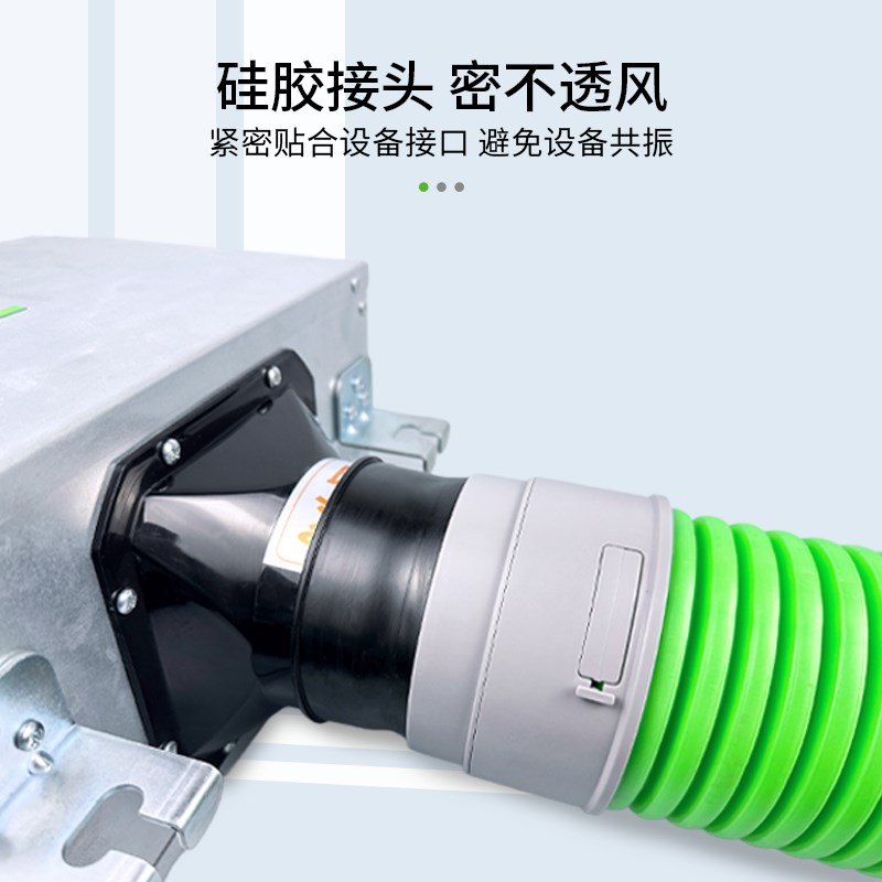 新风系统主机PE管法兰口对接件管道风机排风口快接PE新风管对接头