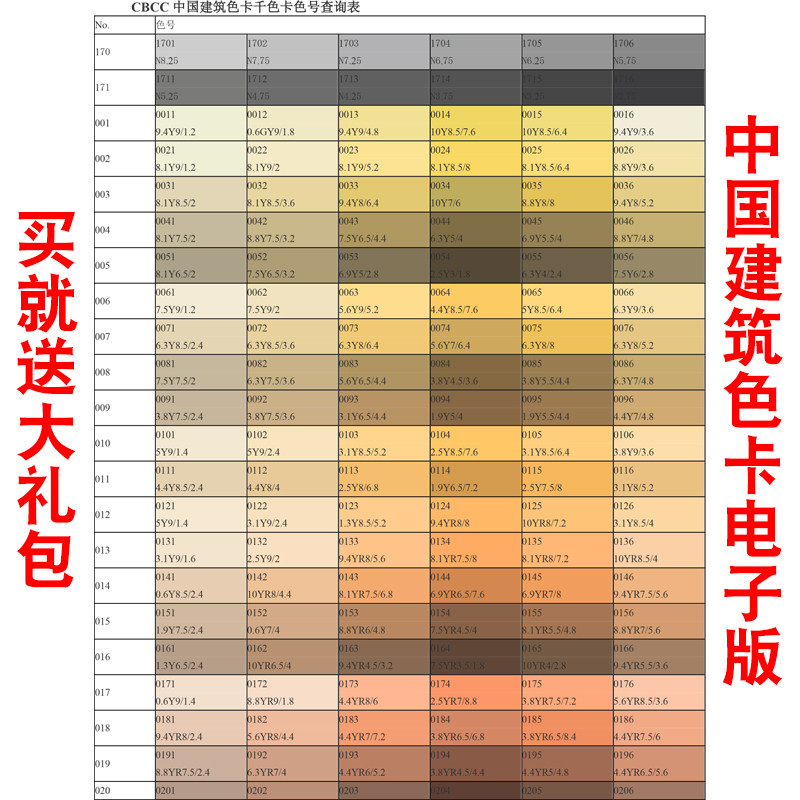 中国建筑色卡涂料色卡国际标准中式色卡本 样本卡1026色颜色卡