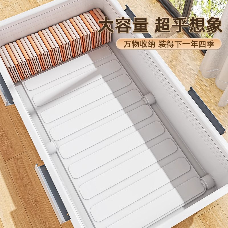 床底收纳箱抽屉式大容量带盖储物B箱家用被子衣服收纳可移动整理