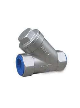 CF8M四分六分一寸304不锈钢Y型丝口过滤器滤污器DN15 20 25