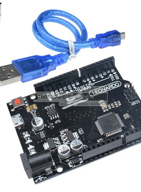Leonardo R3开发板单片机ATMEGA32U4-AU带usb数据线感应学习板