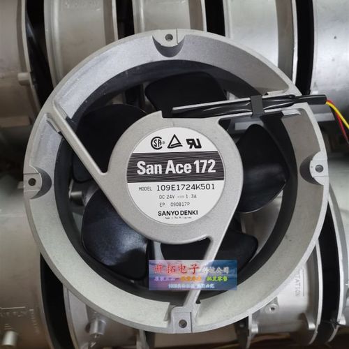 三洋109E1724K501/H502/H503/C503/C504风扇24V全圆17cm圆形17251