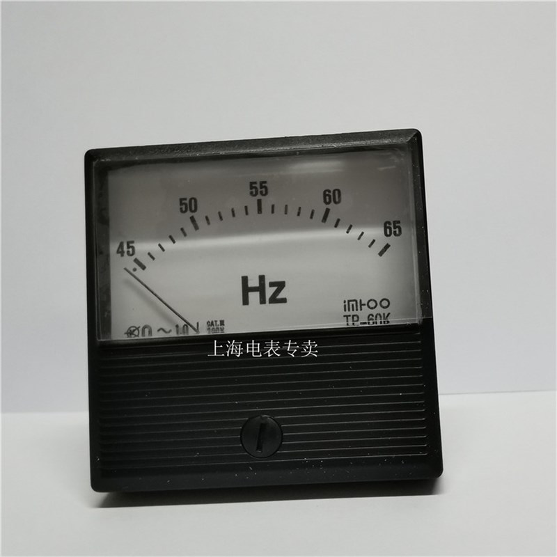 TP60KB代用横河2093频率表赫兹表45-65HZ AC220V 60*60