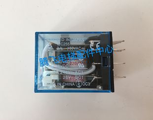 110V 12v 5A中间继电器LY4N 24V 36V 48V 220V ICE255 8脚 14脚