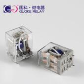 8脚10A电压可选H62 L间Y 13F小IGJ型电磁中继电器24v 厂家JHQX