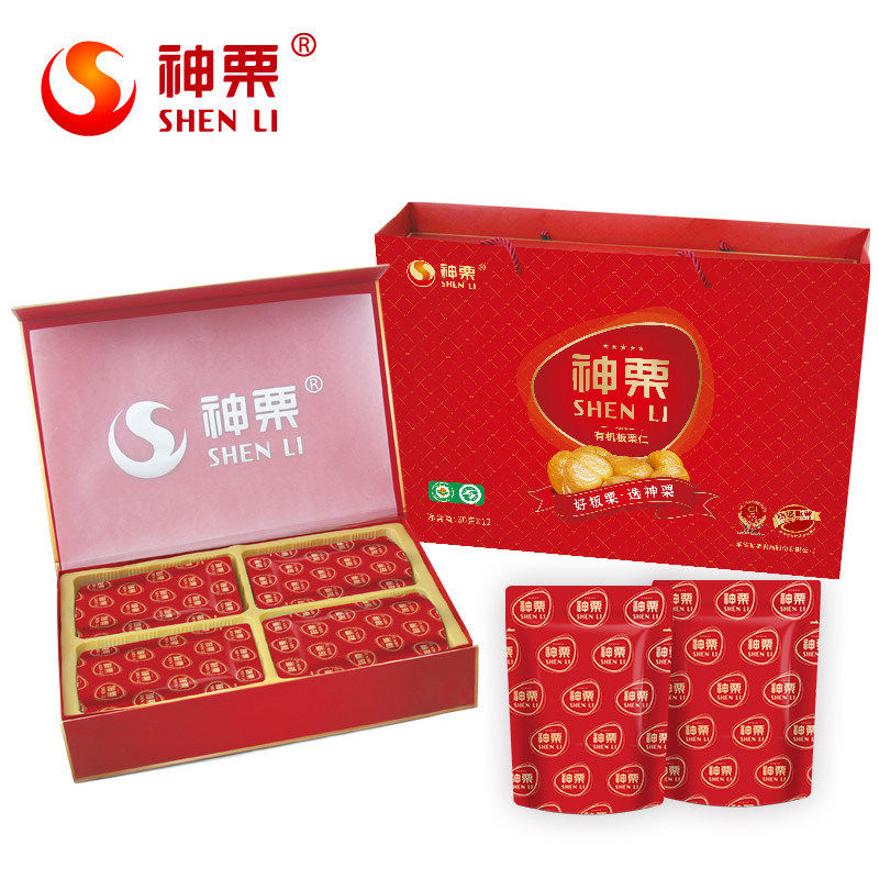 有机板栗仁礼盒承德宽城板栗特产糯香清甜节日年货送礼礼盒720g