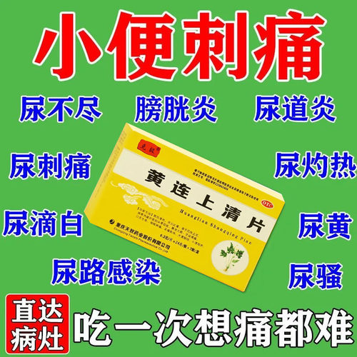 风热上攻肺胃热盛引起尿路感染尿道口疼湿热尿黄尿骚灼热小便短赤