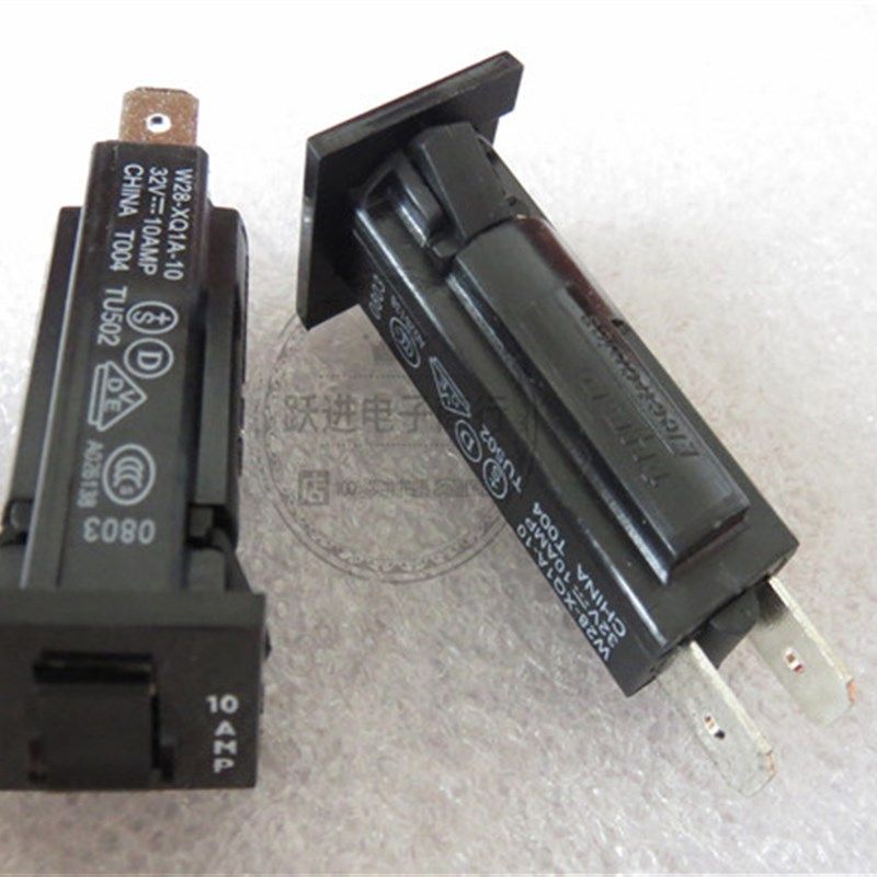 TE/泰科安普断路器W28-3A/4A/6A/8A/10A/15A/20A/AMP32V热保护器