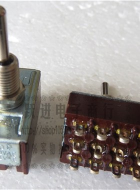 进口日本PILOT 3403钮子开关 1A250V 3A125V 12脚3档摇头电源开关