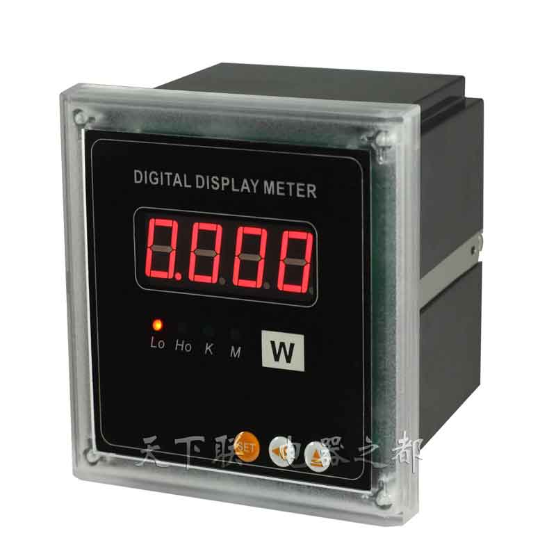 工业三相380V数字数显有功功率表带上下限报警RS485通信模拟量