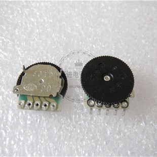 拨盘齿轮电位器14 4带轮 1mm 2进口日本ALPS双联收音机MP3 C500欧