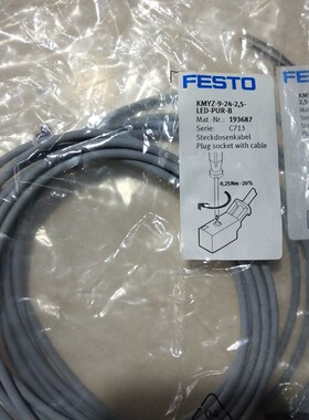FESTO 带电缆插头 193687  193689  新款替代8047680   现货