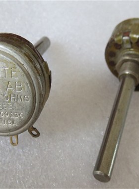 进口原装美国OHMITE古董AB 25000欧胆机电位计柄长51MM圆柄