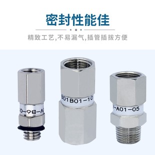 B01 10止回阀 A5A5 A01 真空逻辑逻辑阀ZP2V