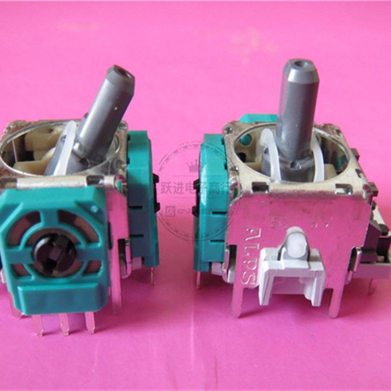 进口日本ALPS绿色PS4手柄3D摇杆 PS4 3D 操纵遥杆PS4手柄不复位