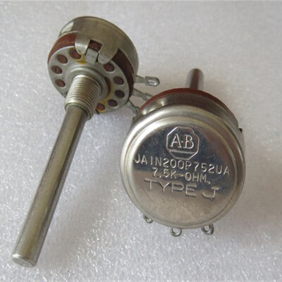 JAIN200P752UA进口美国古董AB 7.5K胆机电位器圆柄柄长51MM