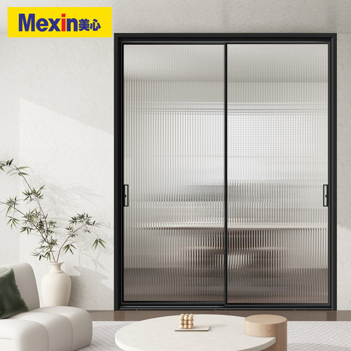 美心玻璃合金门推拉门定制尺寸