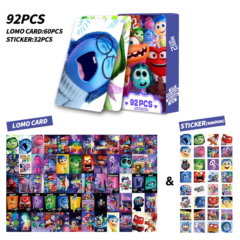 122张头脑特工队卡片高清收藏卡