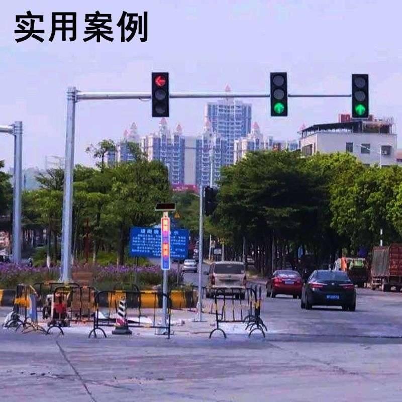 工程led红蓝警示灯路口多层信号灯交通施工太阳能爆闪灯超亮