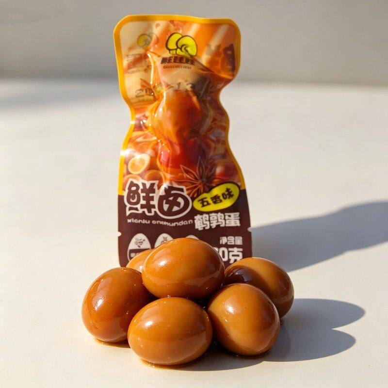 【到手102枚】鲜卤鹌鹑蛋一包3个真空包装五香味香辣味蜂蜜味