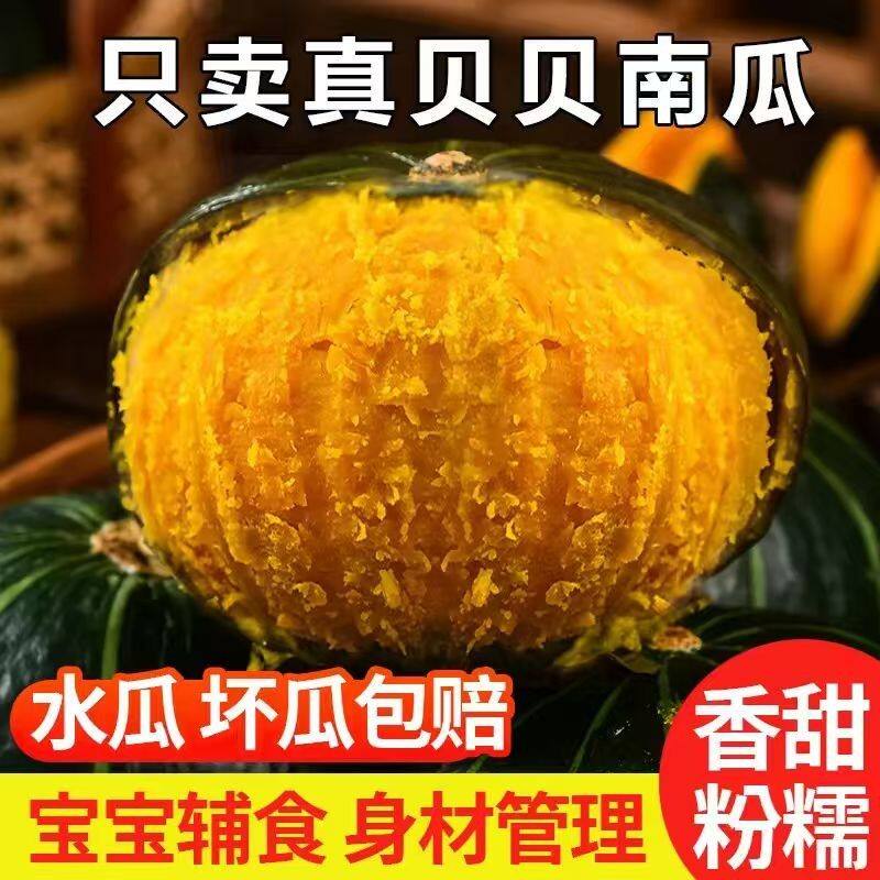 内蒙古沙地贝贝南瓜粉糯香甜(产地直发)