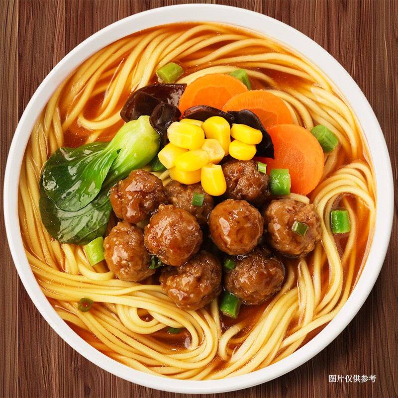 【拉面范】拉面范经典红烧牛肉风味面非油炸面饼6桶加6个卤蛋hm