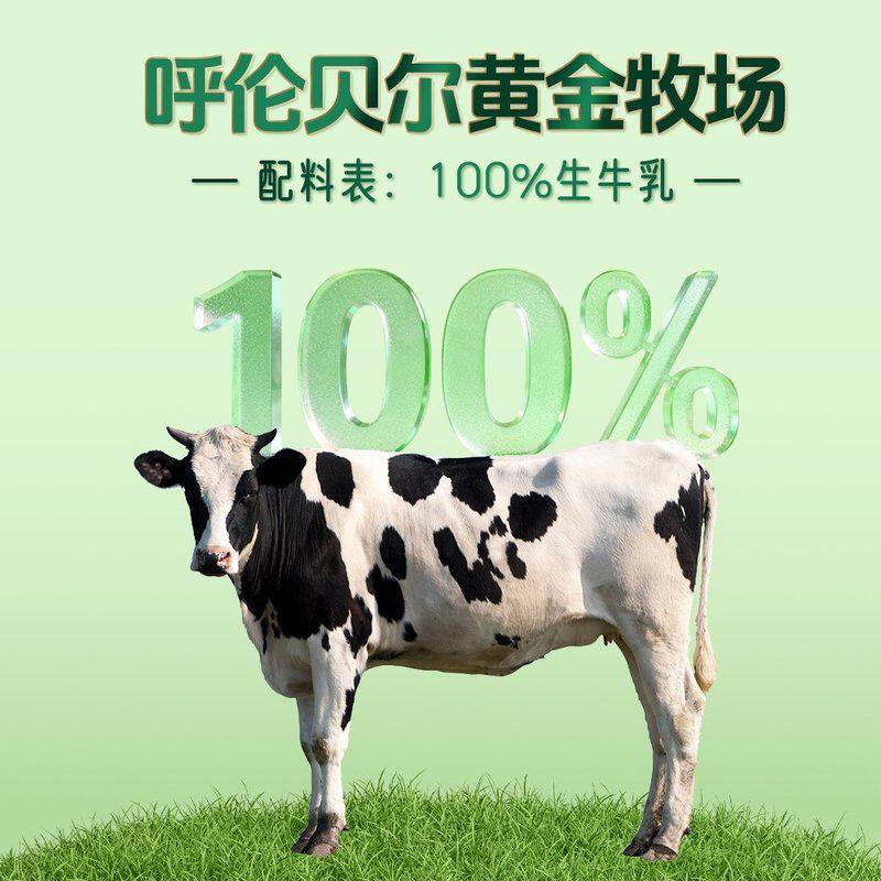 【新客试喝 送杯子】纯牛奶粉500g*2全脂高钙高蛋白无添加蔗糖